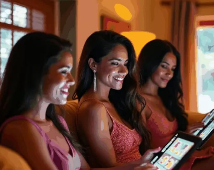 Live baccarat table on 55bmw apk viewed on a smartphone in the Philippines